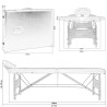 Table de massage_lit de massage en bois professionnelle-table de ma...