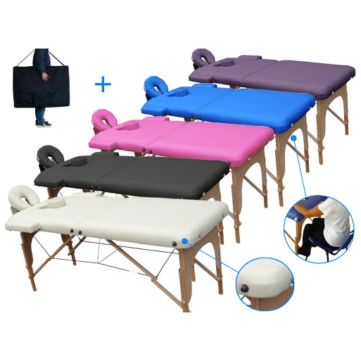 Table de massage_lit de massage en bois professionnelle-table de ma...