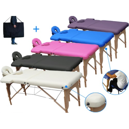 Table de massage_lit de massage en bois professionnelle-table de ma...