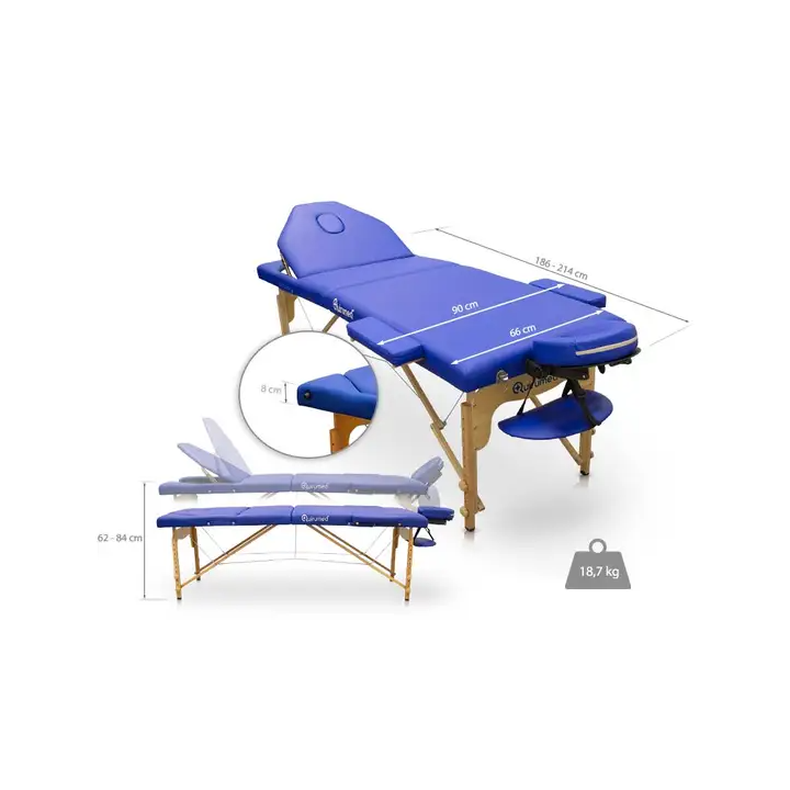Table de massage_lit de massage en bois professionnelle-table de ma...
