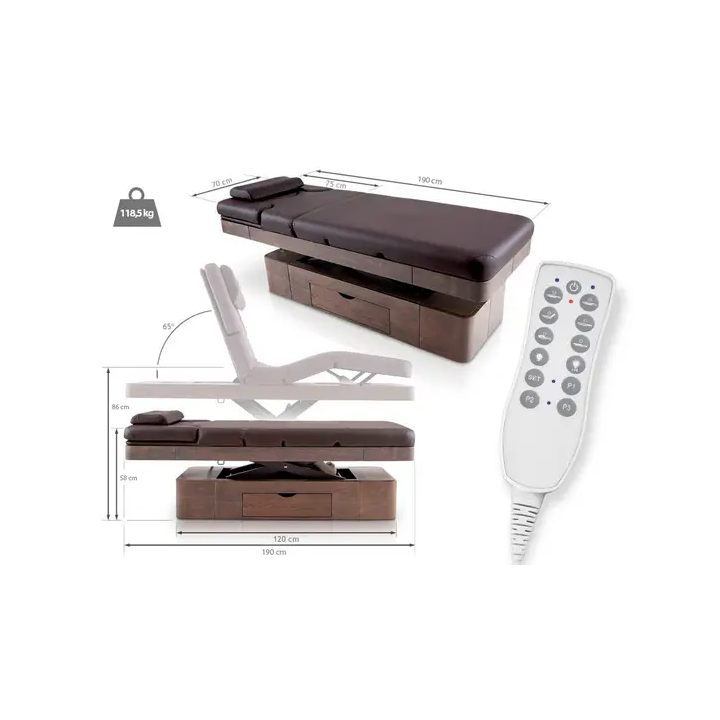Table de massage_lit de massage en bois professionnelle-table de ma...