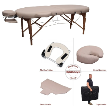 Table de massage_lit de massage en bois professionnelle-table de ma...