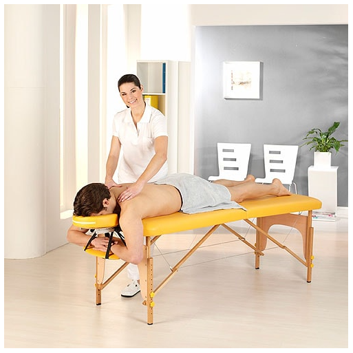 Table de massage_lit de massage en bois professionnelle-table de ma...