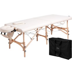 Table de massage en bois professionnelle
