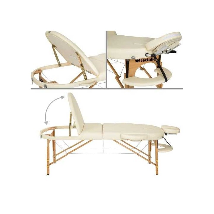 Table de massage_lit de massage en bois professionnelle-table de ma...