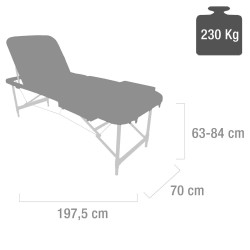Table de massage_lit de massage en bois professionnelle-table de ma...