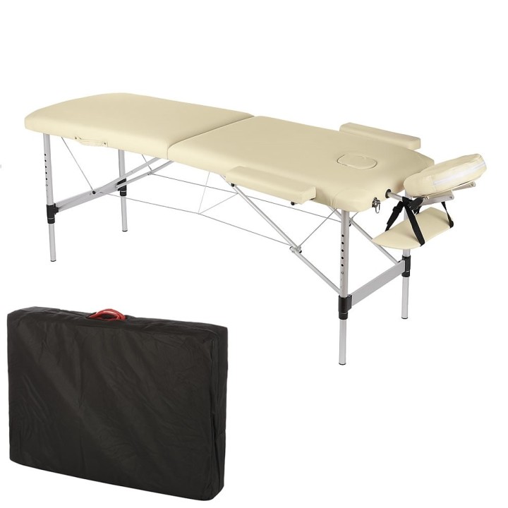 Table de massage_lit de massage en bois professionnelle-table de ma...