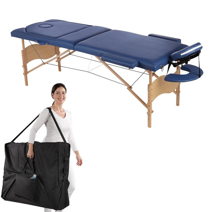 Table de massage_lit de massage en bois professionnelle-table de ma...