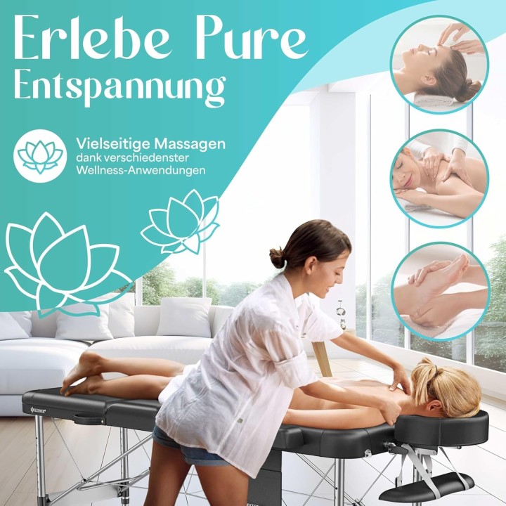 Table de massage_lit de massage en bois professionnelle-table de ma...