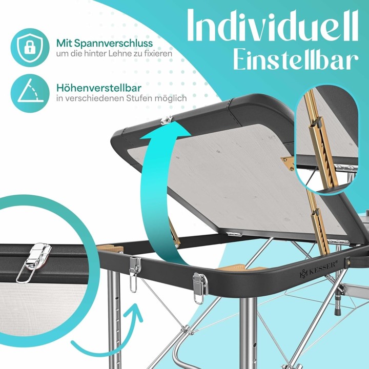 Table de massage_lit de massage en bois professionnelle-table de ma...