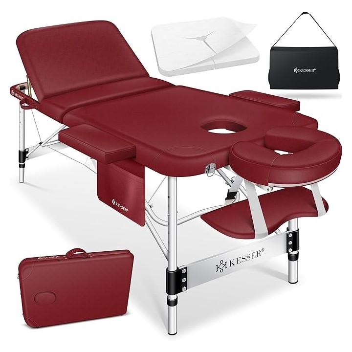 Table de massage_lit de massage en bois professionnelle-table de ma...