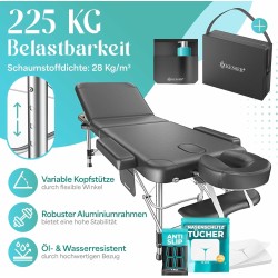 Table de massage_lit de massage en bois professionnelle-table de ma...