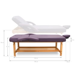 Table de massage_lit de massage en bois professionnelle-table de ma...