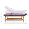 Table de massage_lit de massage en bois professionnelle-table de ma...