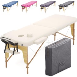 Table de massage_lit de massage en bois professionnelle-table de ma...