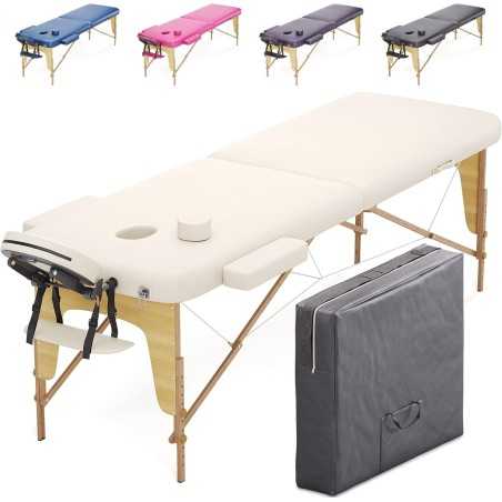 Table de massage_lit de massage en bois professionnelle-table de ma...