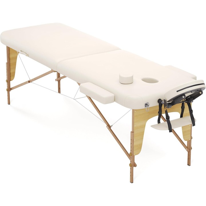 Table de massage_lit de massage en bois professionnelle-table de ma...