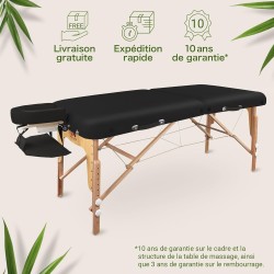Table de massage_lit de massage en bois professionnelle-table de ma...