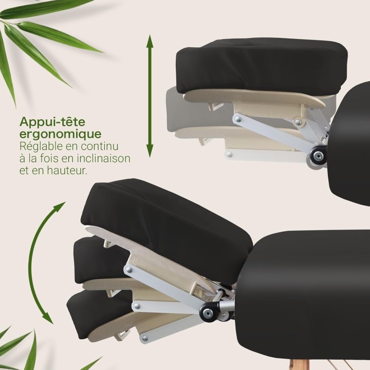 Table de massage_lit de massage en bois professionnelle-table de ma...