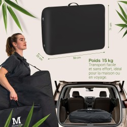Table de massage_lit de massage en bois professionnelle-table de ma...