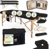 Table de massage_lit de massage en bois professionnelle-table de ma...