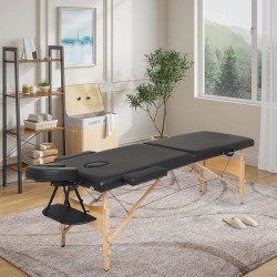 Table de massage_lit de massage en bois professionnelle-table de ma...