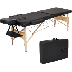 Table de massage_lit de massage en bois professionnelle-table de ma...