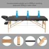 Table de massage_lit de massage en bois professionnelle-table de ma...